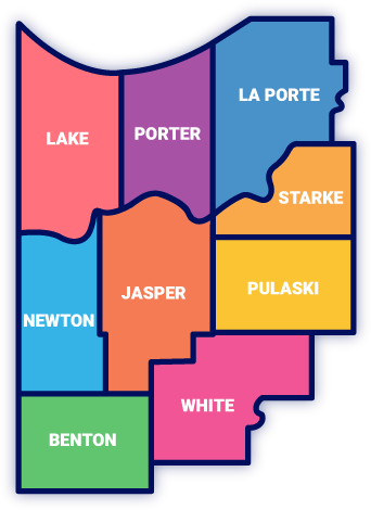 Indiana Waste Disposal Service Areas